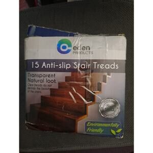 15ct Pre Cut Transparent 32"x4" Anti Slip stair treads Non Slip